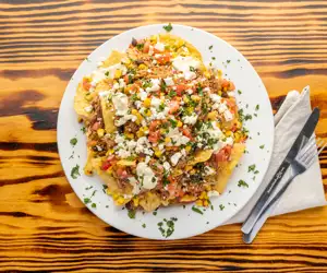 1877 Pork nachos